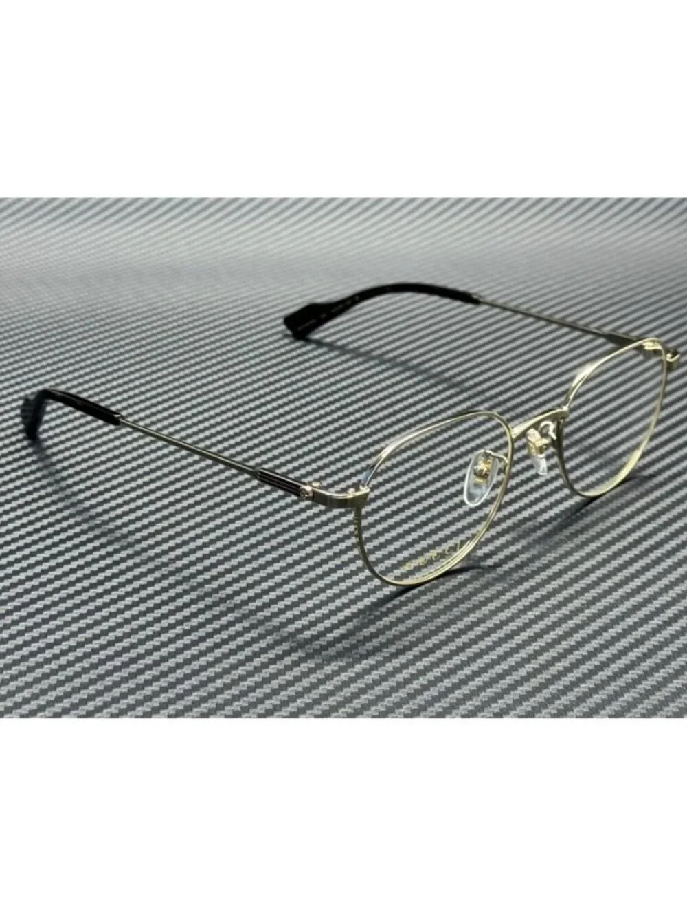 New Gucci Men Gold Eyeglasses 51-20-145